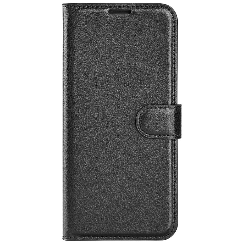 Honor 200 Lite - EIDERWOOD Faux Leather Flip Cover m. Kortholder og stativfunksjon - svart