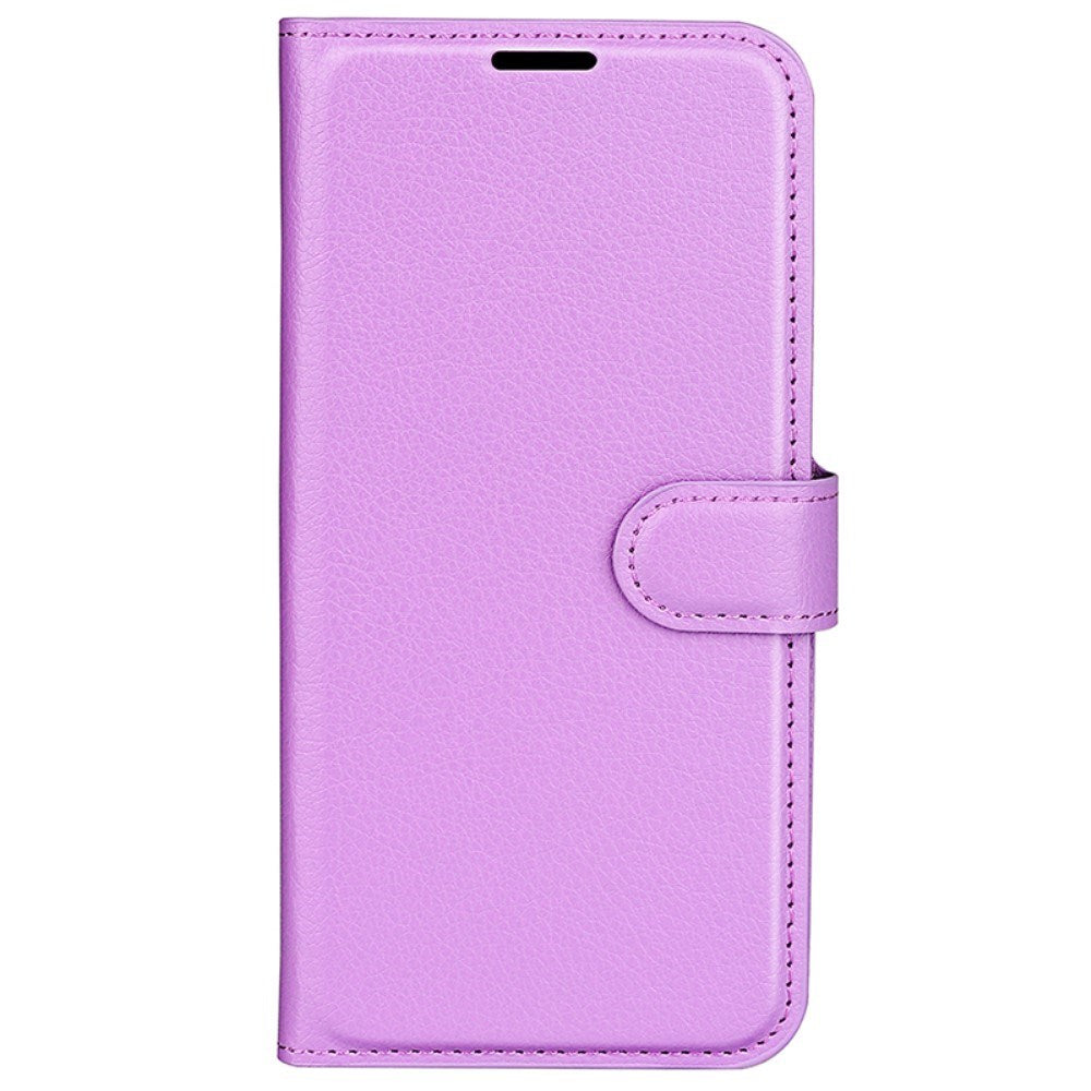 Honor 200 Lite - EIDERWOOD Kunstlæder Flip Cover m. Kortholder & Ståfunktion - Lilla