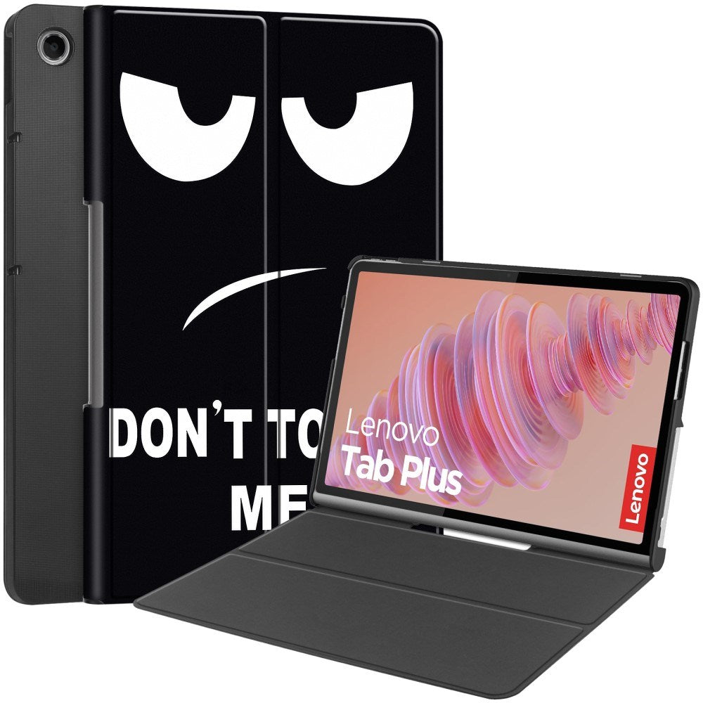 EIDERWOOD Lenovo Tab Plus 11,5" vegansk skinndeksel - mønster - "Don't Touch Me"