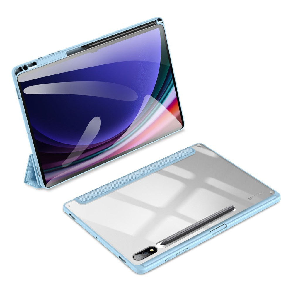 Samsung Galaxy Tab S10 Plus støtsikkert flipdeksel m. Penneholder - DUX DUCIS TOBY Series - Blå