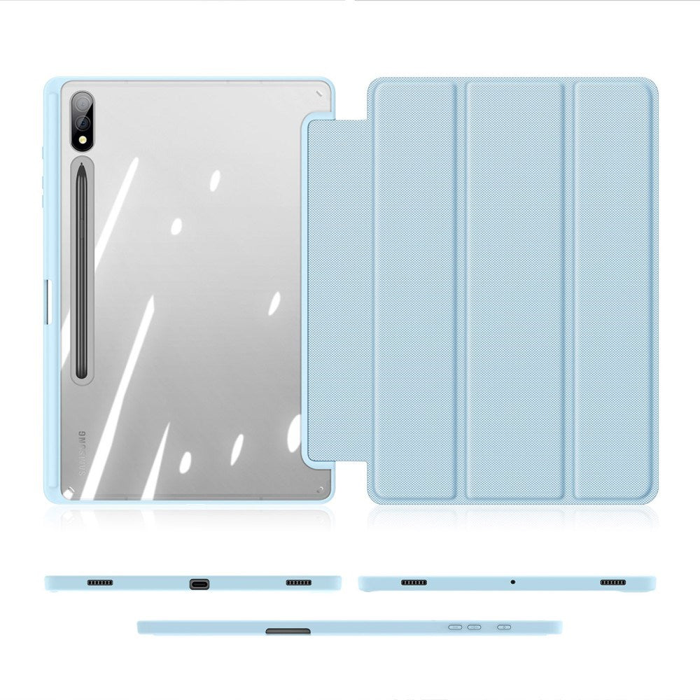 Samsung Galaxy Tab S10 Plus støtsikkert flipdeksel m. Penneholder - DUX DUCIS TOBY Series - Blå