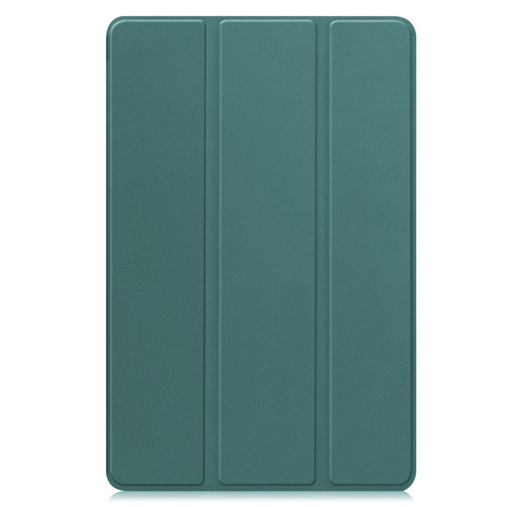 Samsung Galaxy Tab S10 FE+ (Plus) - EIDERWOOD Kunstlæder Flip Cover m. Ståfunktion & Pencil Holder - Grøn