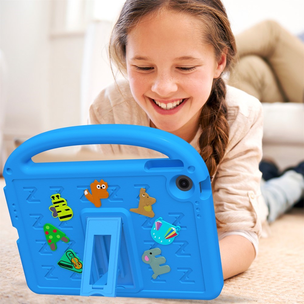 EIDERWOOD Lenovo Tab 10.1" Børne Cover m. Ståfunktion & Håndtag - Blå