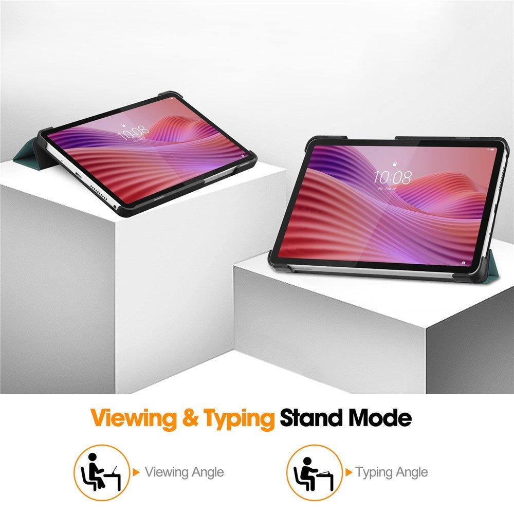 EIDERWOOD Lenovo Tab One 8.7" Kunstlæder Flip Cover - Grøn