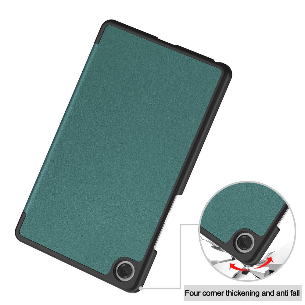EIDERWOOD Lenovo Tab One 8.7" Kunstlæder Flip Cover - Grøn