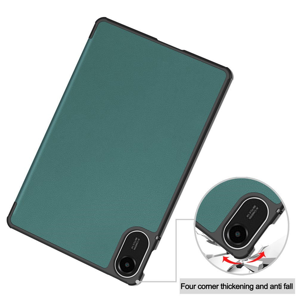 EIDERWOOD Xiaomi Redmi Pad 2 Kunstlæder Flip Tablet Cover - Grøn