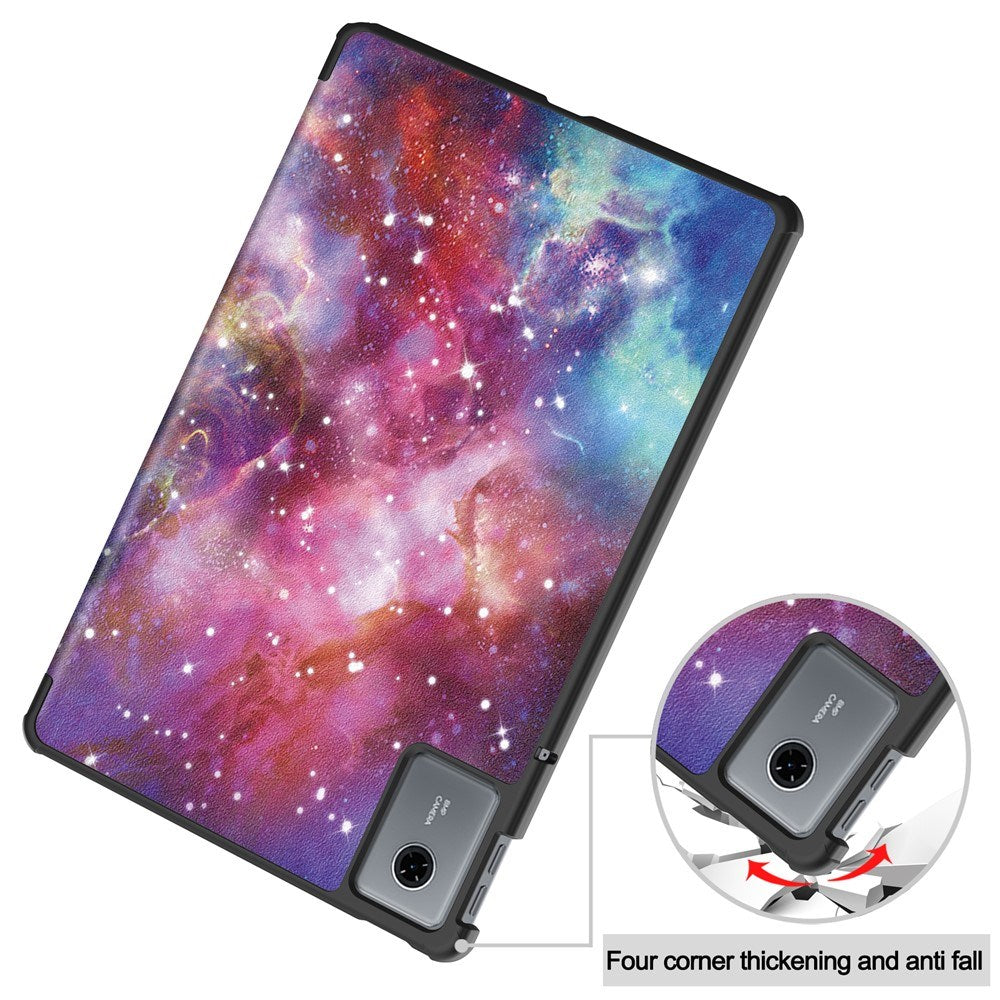 EIDERWOOD Lenovo Idea Tab 11 Kunstlæder Tablet Cover m. Motiv - Galakse
