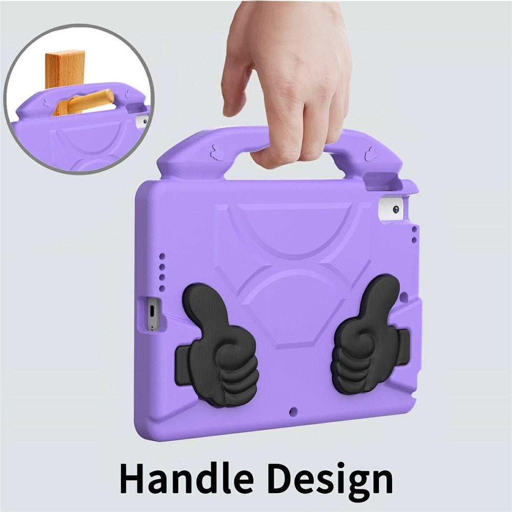 EIDERWOOD iPad 10.2" (2021 / 2020 / 2019) / Air (2019) Børne Tablet Cover m. Indbygget Ståfunktion - Lilla