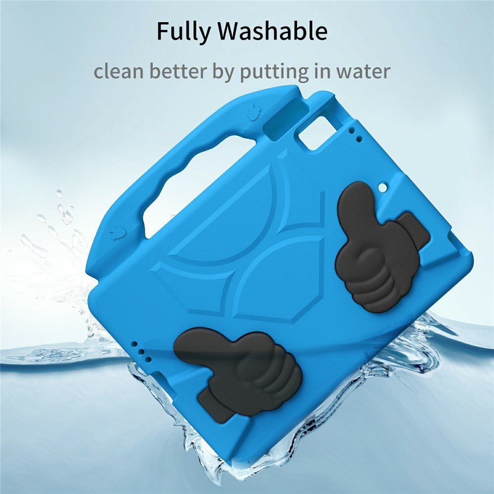 iPad 9.7" (2018 / 2017) / Air 2 / Air - EIDERWOOD Børne Cover m. Thumb Kickstand - Blå