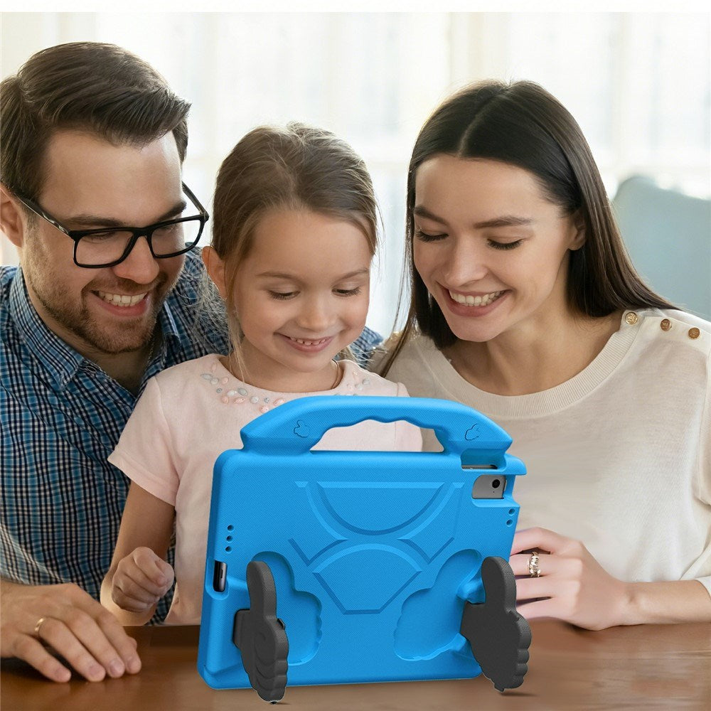 iPad 9.7" (2018 / 2017) / Air 2 / Air - EIDERWOOD Børne Cover m. Thumb Kickstand - Blå