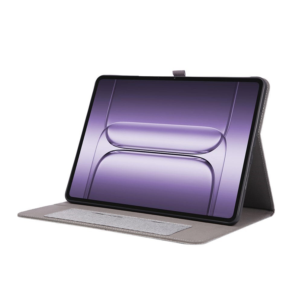 Kunstlæder Flip Cover - OnePlus Pad 3 - Kortholder & Ståfunktion - Grå