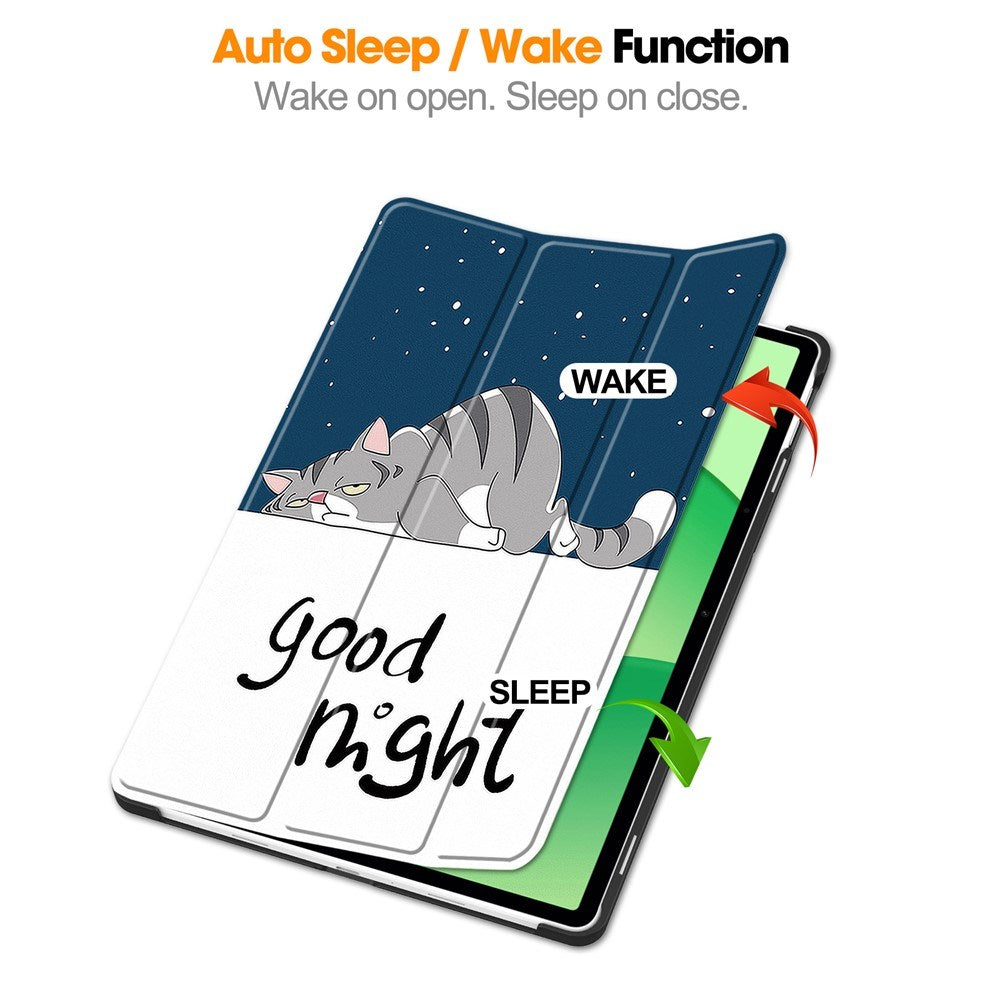 OnePlus Pad Lite - EIDERWOOD Kunstlæder Flip Cover - Kat