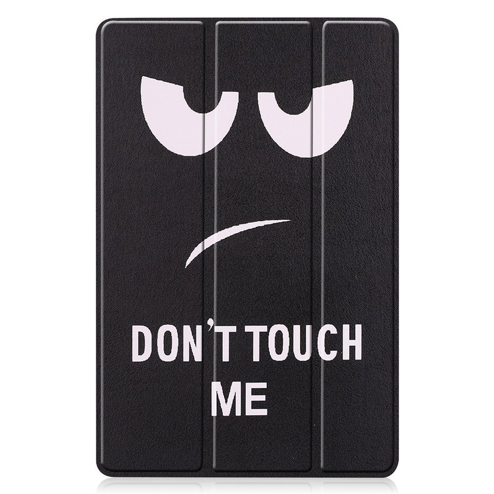 EIDERWOOD Samsung Galaxy Tab S11 / S10 Lite Kunstlæder Tablet Flip Cover m. Motiv - "Don't Touch Me"
