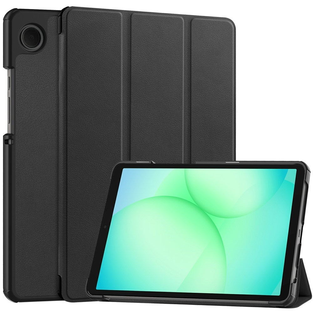 EIDERWOOD Samsung Galaxy Tab A11 Læder Tablet Cover m. Standerfunktion - Sort