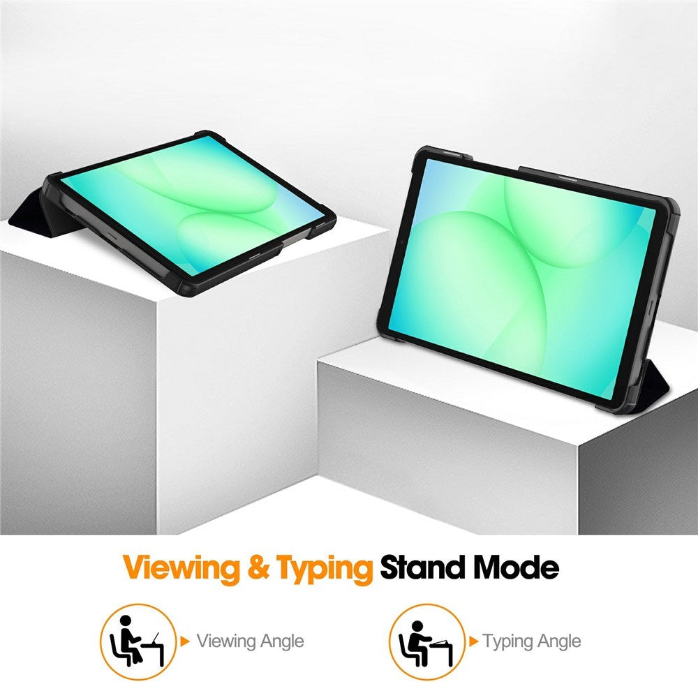 EIDERWOOD Samsung Galaxy Tab A11 Kunstlæder Tablet Cover m. Motiv - "Don't Touch Me"