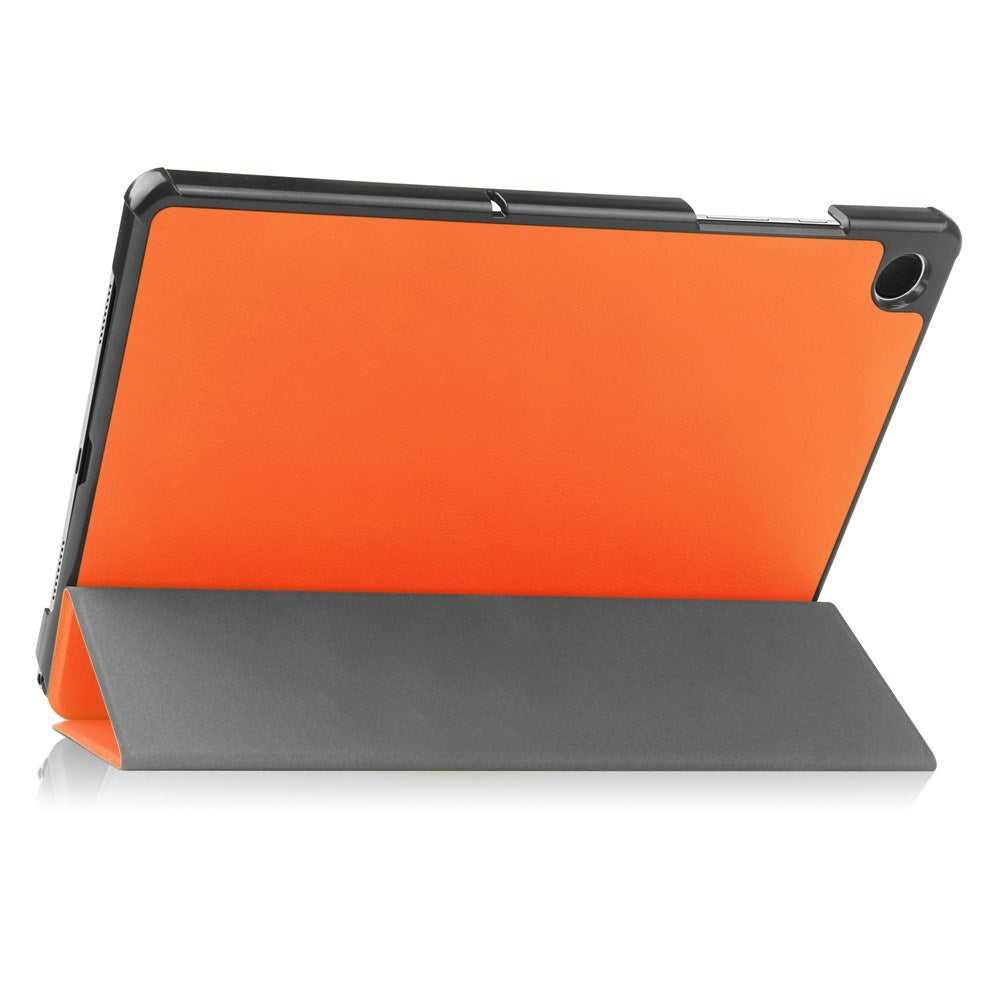 Samsung Galaxy Tab A11+ (Plus) EIDERWOOD Kunstlæder Tablet Cover m. Standerfunktion - Orange
