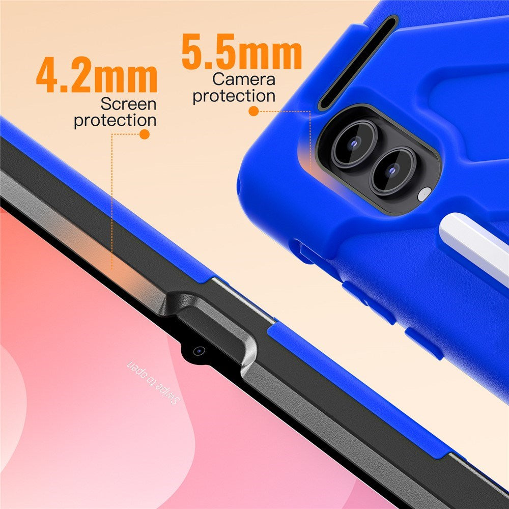 EIDERWOOD Samsung Galaxy Tab S12 Ultra / S11 Ultra Håndværker Cover m. Stander - Blå / Sort