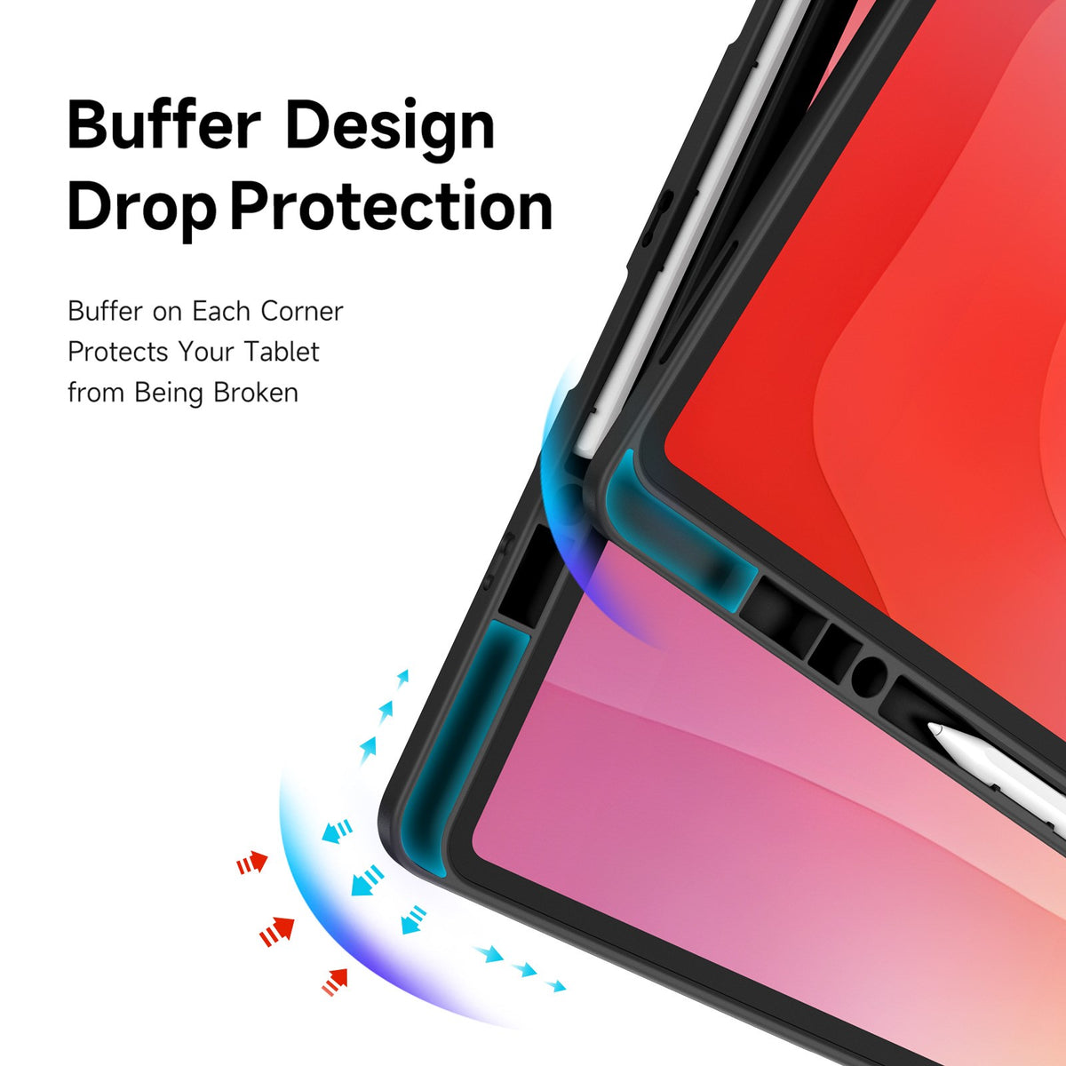 Samsung Galaxy Tab S12 Ultra / S11 Ultra DUX DUCIS Origami Hybrid Kunstlæder Cover - Sort
