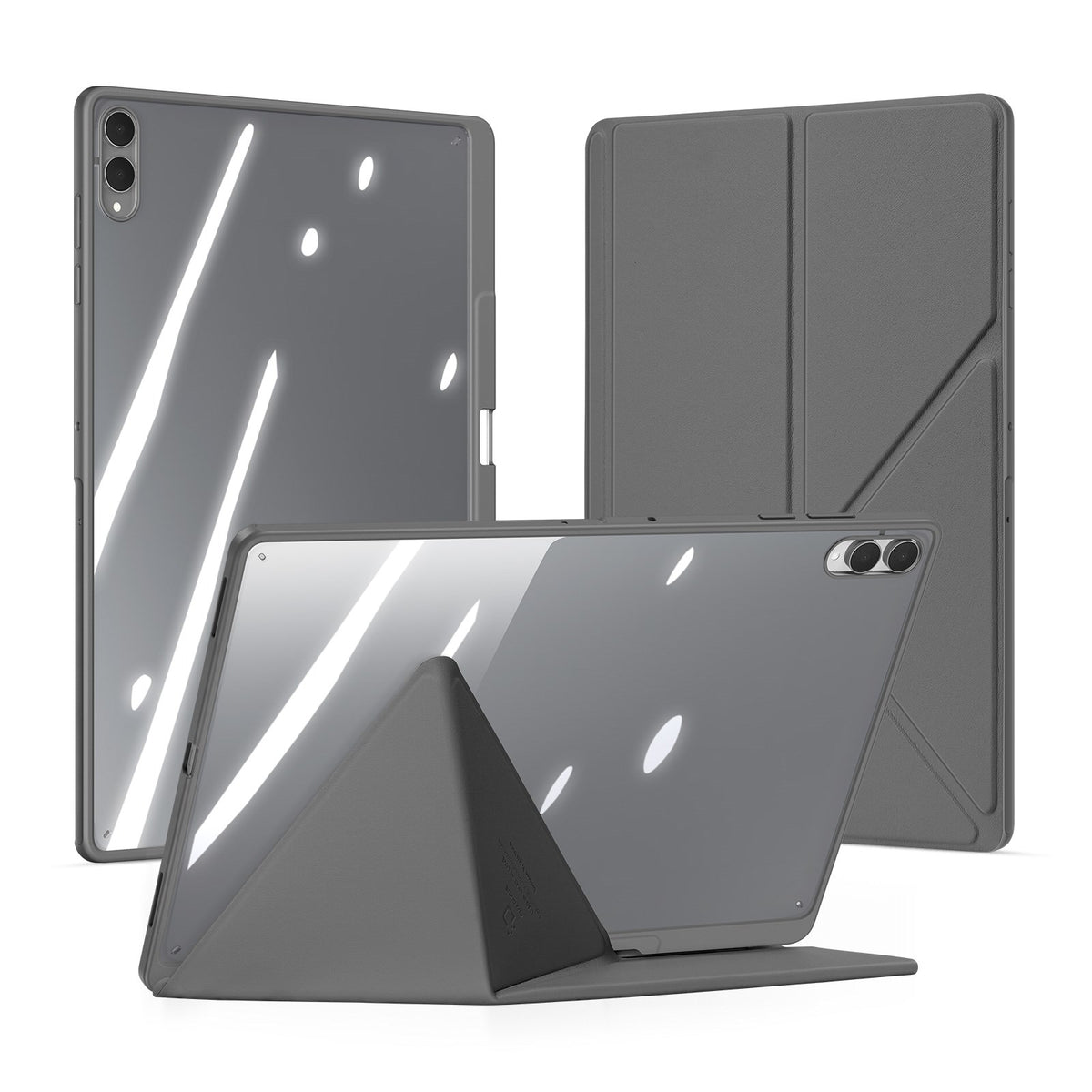 Samsung Galaxy Tab S12 Ultra / S11 Ultra DUX DUCIS Origami Hybrid Kunstlæder Cover - Grå