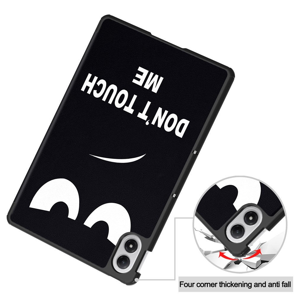 EIDERWOOD Xiaomi Redmi Pad 2 Pro Kunstlæder Tablet Cover m. Motiv - "Don't Touch Me"