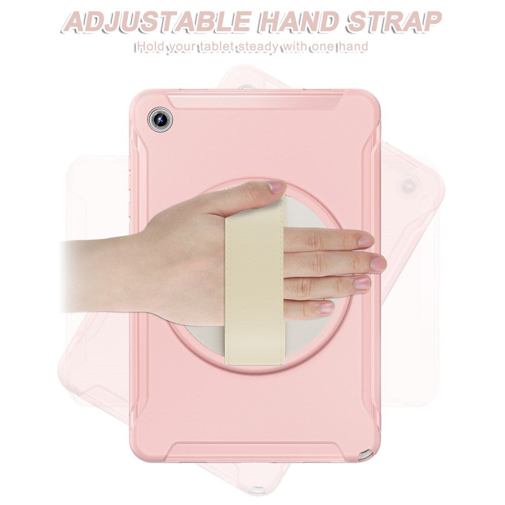 Samsung Galaxy Tab A11+ (Plus) EIDERWOOD Stødabsorberende Cover m. Roterbar Ståfunktion - Lyserød