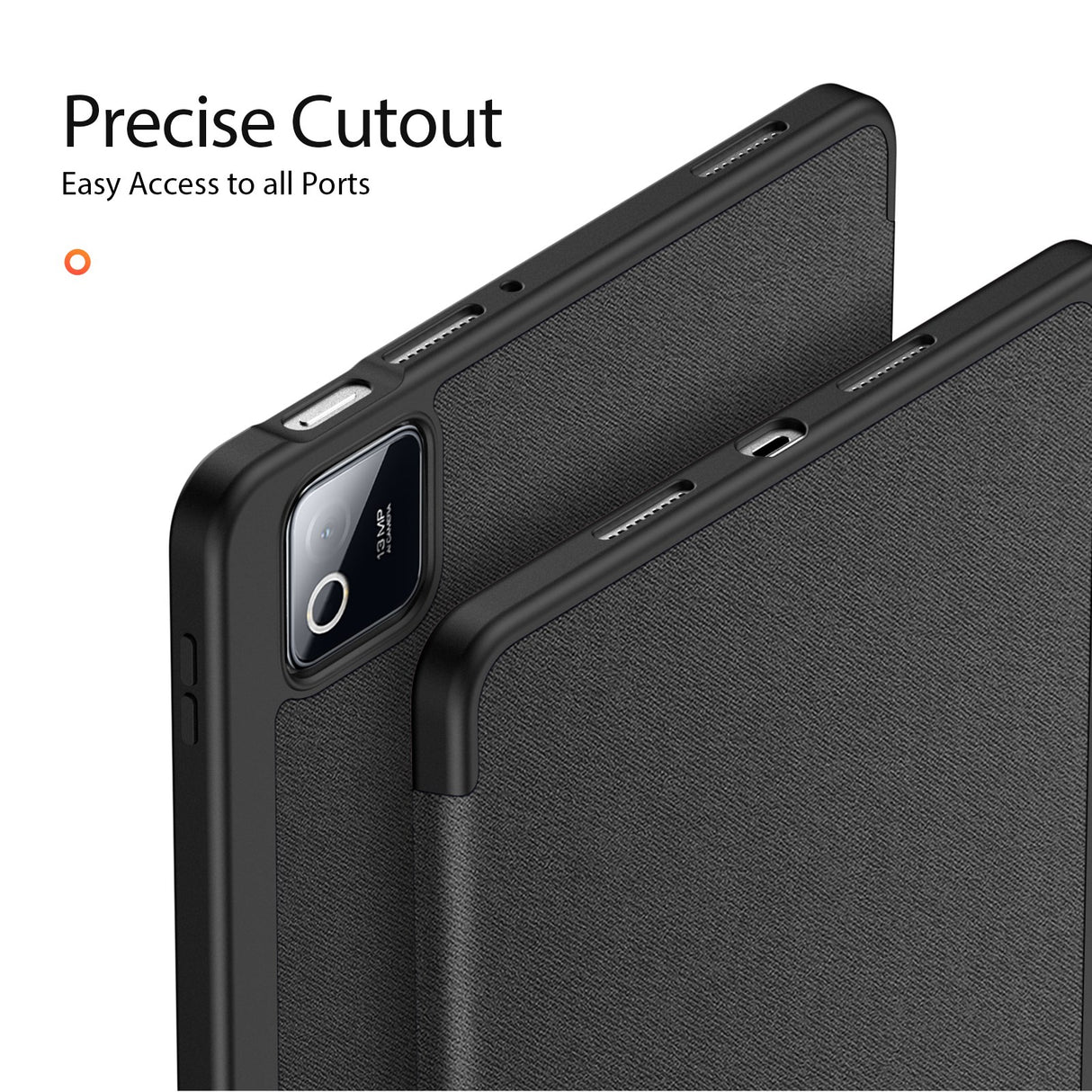 Xiaomi Pad 8 / 8 Pro / 7 / 7 Pro DUX DUCIS Kunstlæder Cover - Sort