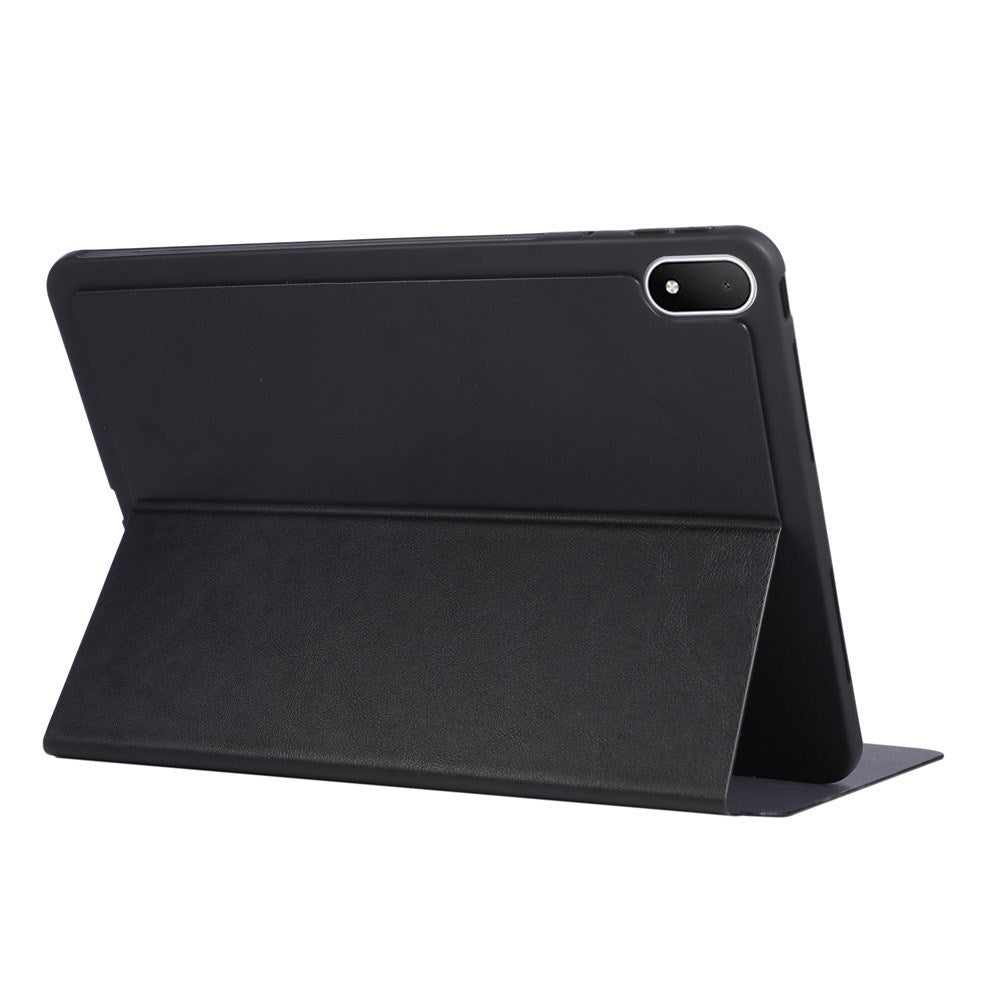 OPPO Pad 5 EIDERWOOD Kunstlæder Cover m. Ståfunktion - Sort