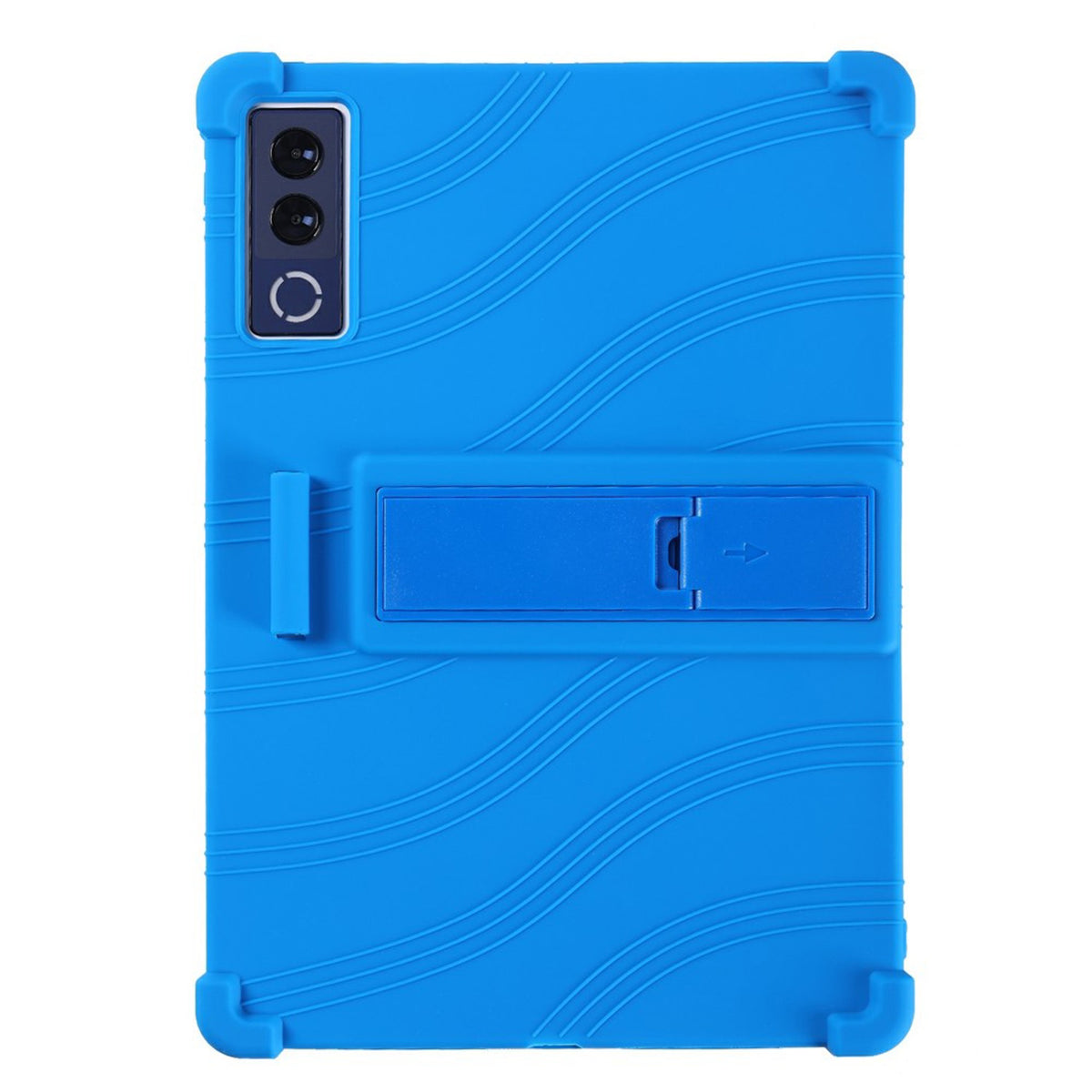 Lenovo Yoga Tab Plus Gen 2 13" EIDERWOOD Håndværker Silikone Cover m. Justerbar Kickstand & Stødabsorberende Hjørner - Blå