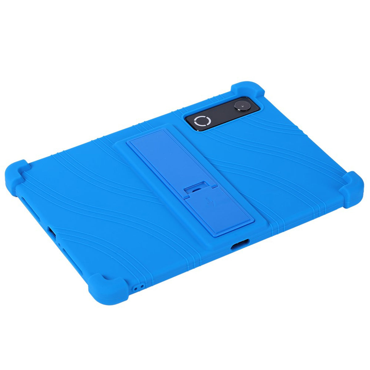 Lenovo Yoga Tab Gen 2 11.1" EIDERWOOD Håndværker Silikone Cover m. Justerbar Kickstand & Stødabsorberende Hjørner - Blå