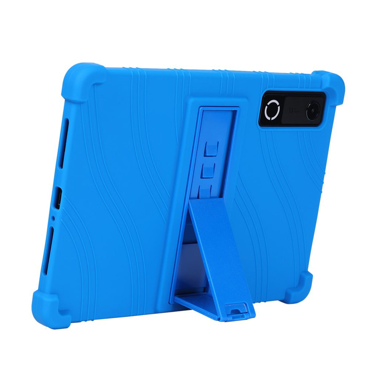 Lenovo Yoga Tab Gen 2 11.1" EIDERWOOD Håndværker Silikone Cover m. Justerbar Kickstand & Stødabsorberende Hjørner - Sort