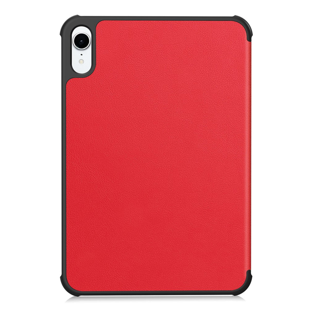 iPad Mini (2026) 8. Gen. EIDERWOOD Kunstlæder Flip Cover m. Ståfunktion - Rød