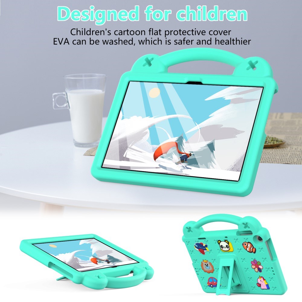 Lenovo Tab M10 (3. Gen) 10.1" (TB-328F/TB-328X) Børne Cover m. Stander & Håndholder - Grøn