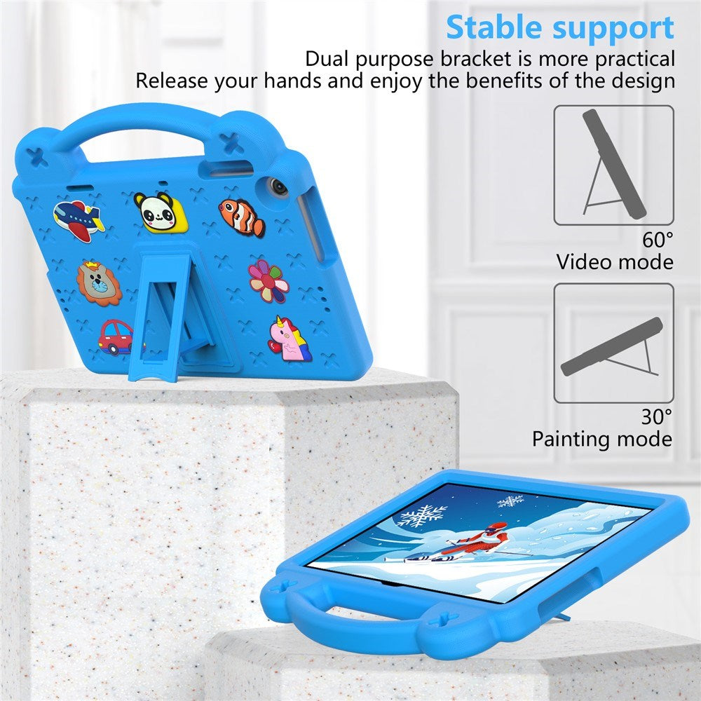Lenovo Tab M10 (3. Gen) 10.1" (TB-328F/TB-328X) Børne Cover m. Stander & Håndholder - Blå