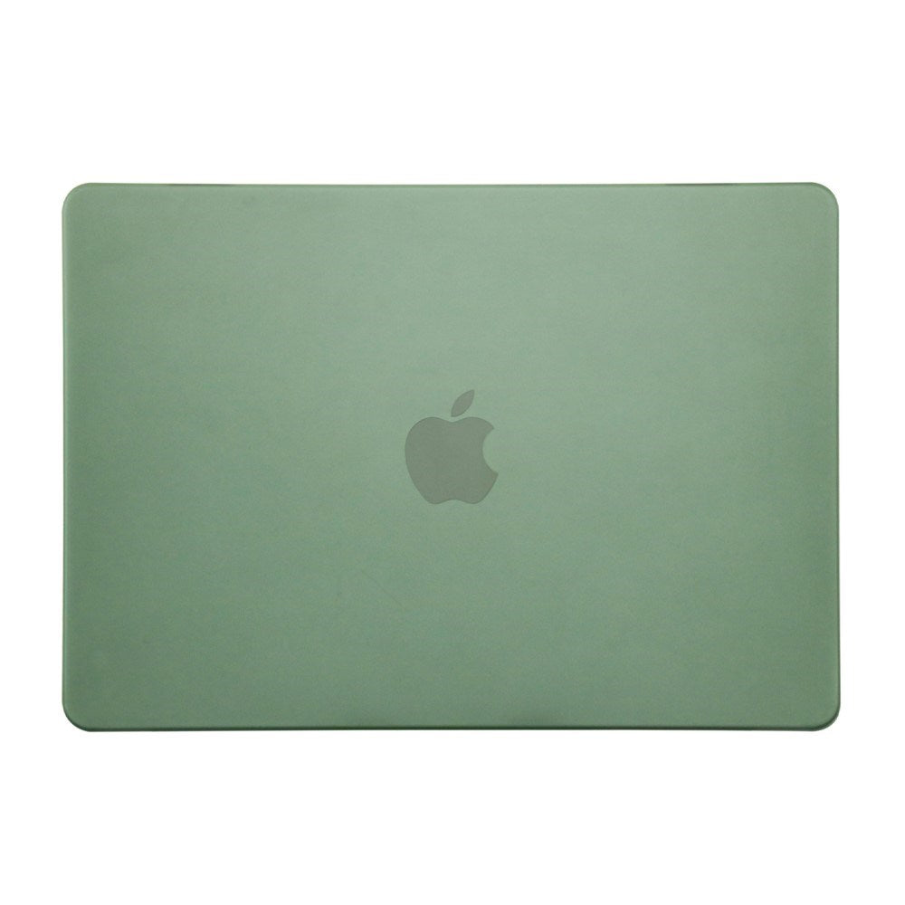 MacBook Air 13" M2/M3/M4 (2022-2025) Mat Plastik Bærbar Cover - Lysegrøn