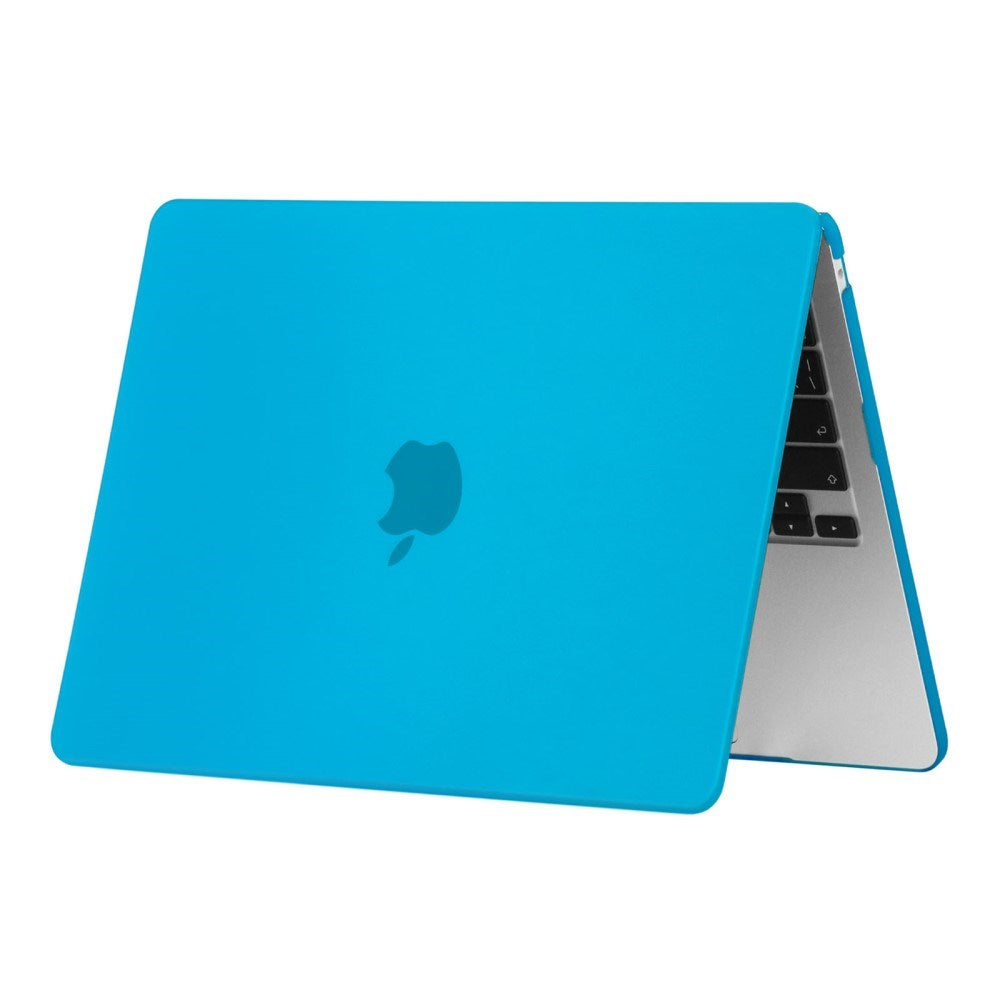 MacBook Air 13" M2/M3/M4 (2022-2025) Mat Plastik Bærbar Cover - Blå