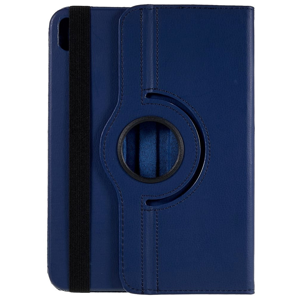 EIDERWOOD iPad 11" (2025) / iPad 10,9" (2024/2022) Classic Leather Flip Cover m. 360⁰ Stående funksjon - Blå