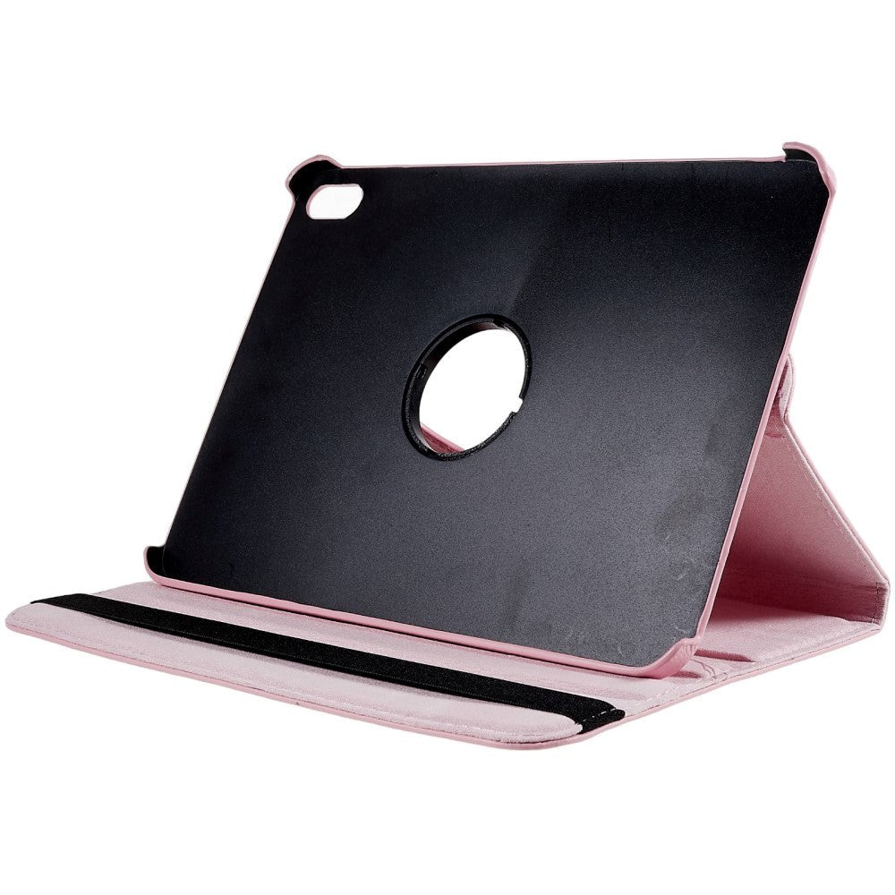 EIDERWOOD iPad 11" (2025) / iPad 10,9" (2024/2022) Classic Leather Flip Cover m. 360⁰ Stående funksjon - Rosa