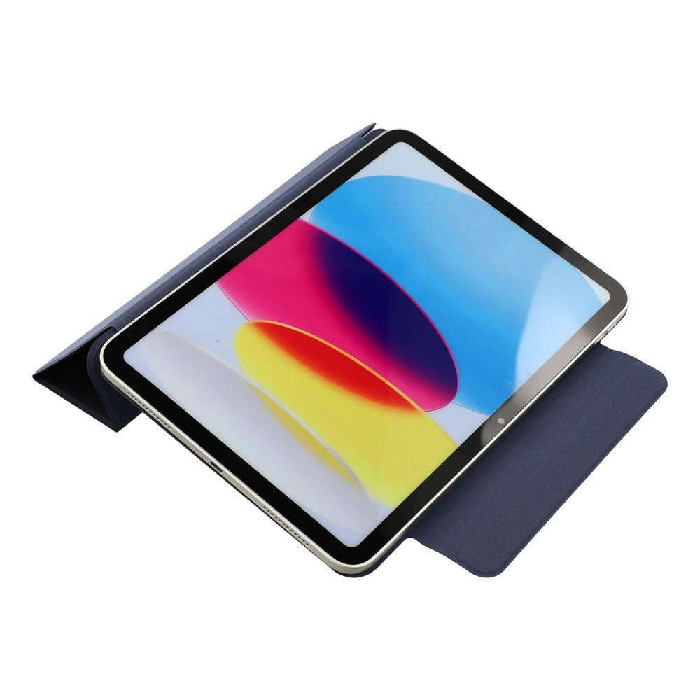 EIDERWOOD iPad 11" (2025) / iPad 10,9" (2024/2022) Magnetisk Tri-Fold Flip-deksel - mørkeblå