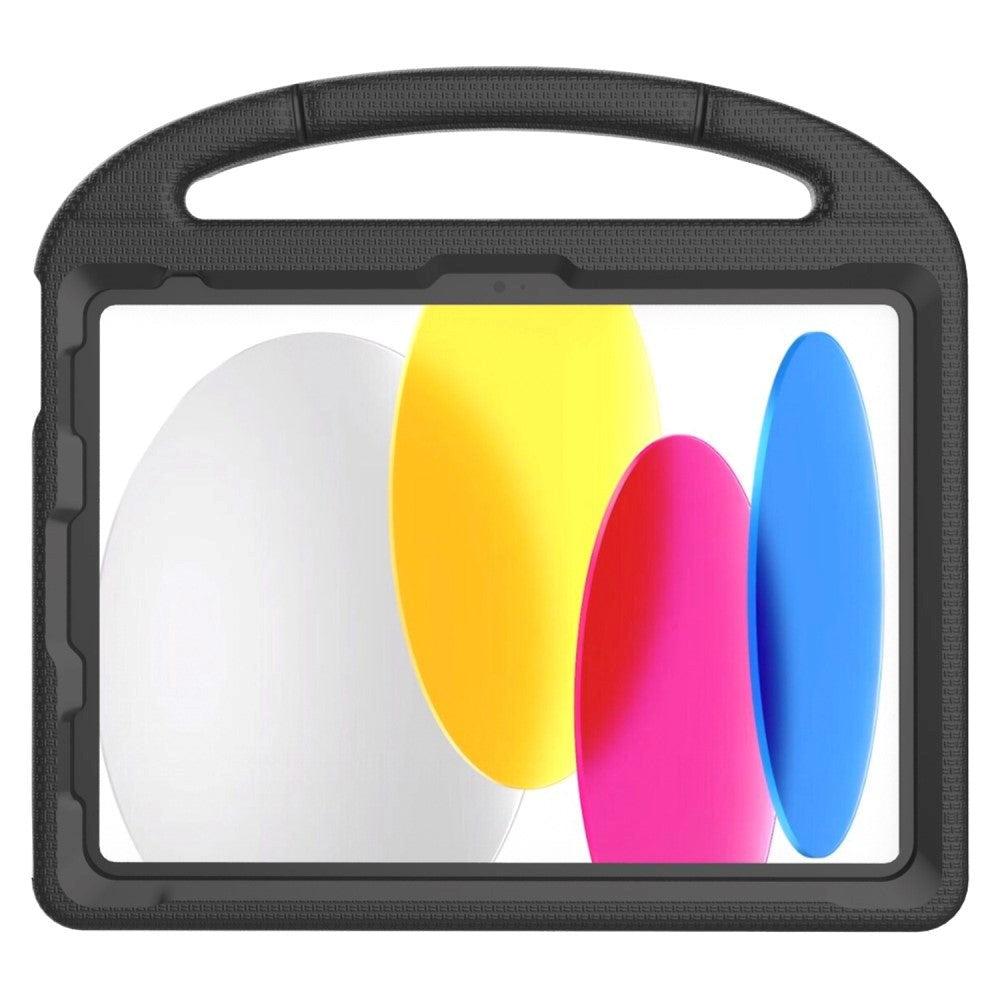 iPad 11" (2025) / iPad 10,9" (2024/2022) EVA Foam Kids Cover m. Stativ - Svart