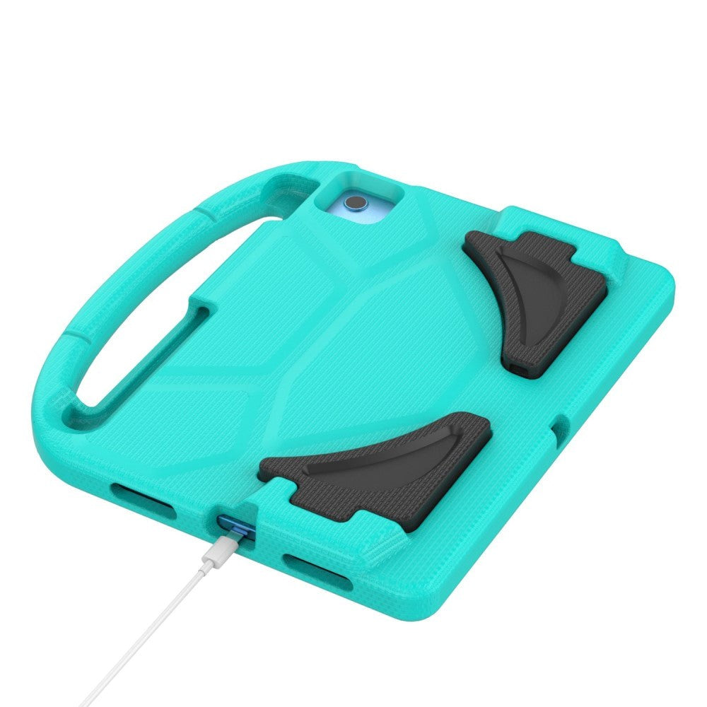 iPad 11" (2025) / iPad 10,9" (2024/2022) EVA Foam Kids Cover m. Stativ - Mintgrønn
