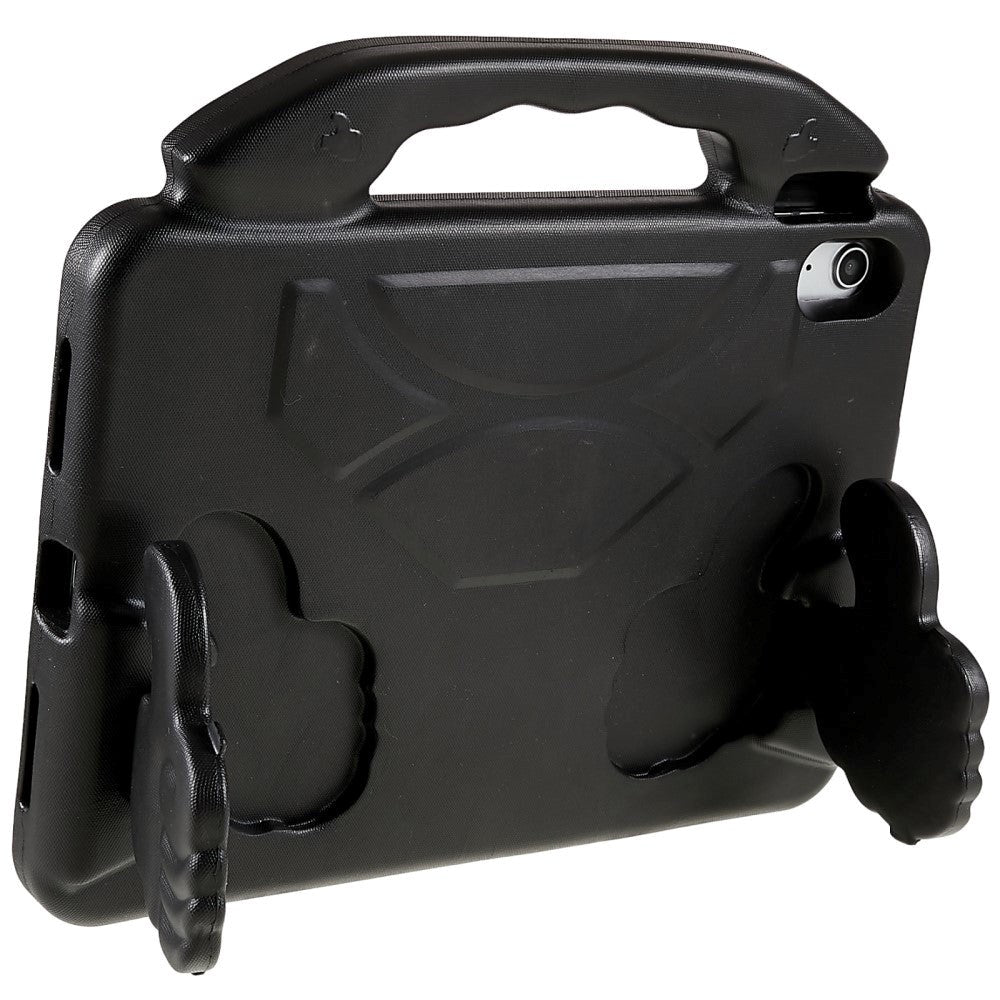 iPad 11" (2025) / iPad 10,9" (2024/2022) Barnetui - Tommelstøtte bakdeksel - svart