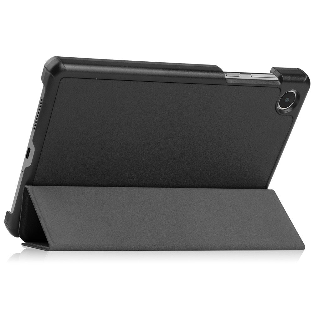 Lenovo Tab M8 (4. Gen.) - EIDERWOOD Tri-Fold Kunstlæder Flip Cover - Sort