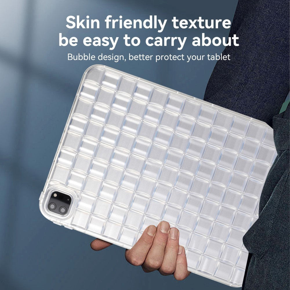 iPad Pro 11" (2022 / 2021 / 2020 / 2018) Fleksibelt plastdeksel - Flettedesign - Gjennomsiktig