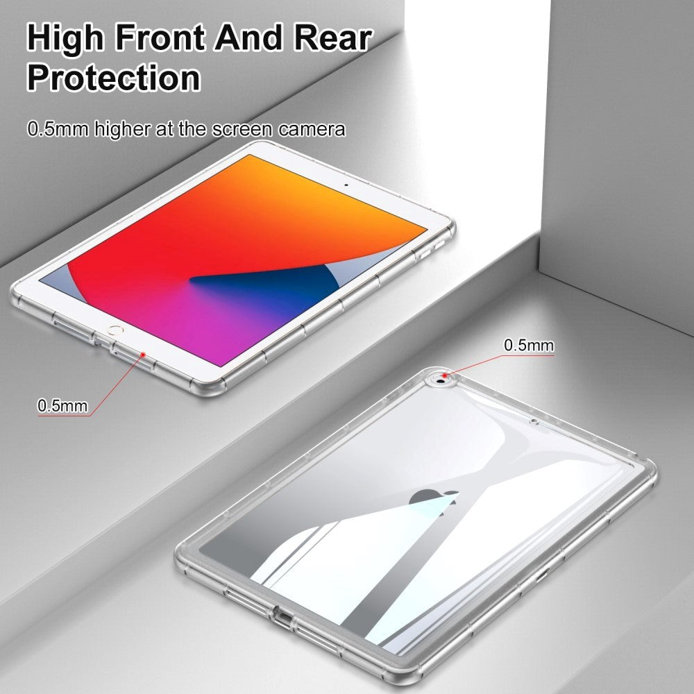 iPad (2018) / iPad (2017) Hybrid Bakdeksel - Rosa / Gjennomsiktig