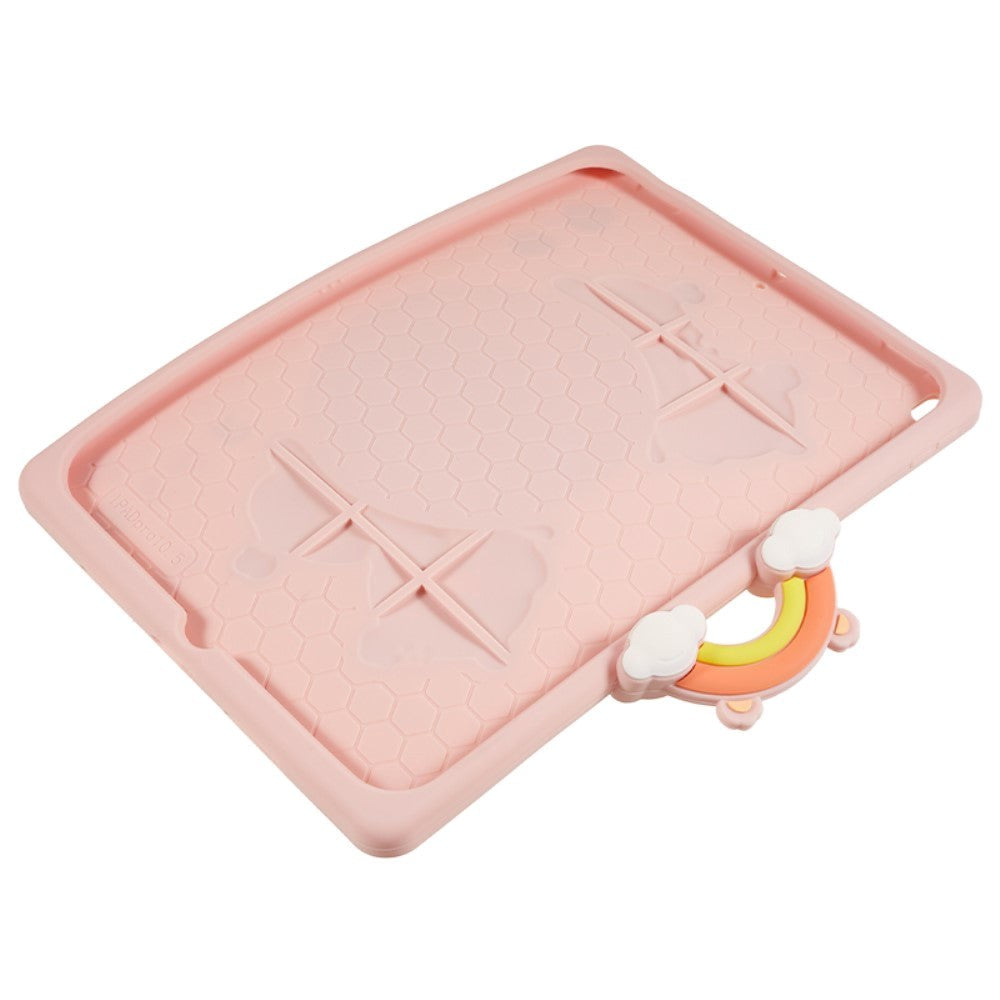 iPad 10,2" (2021 / 2020 / 2019) / Air 10,5" (2019) / Pro 10,5" fleksibelt silikon bakdeksel med stativ og penneholder - Bears