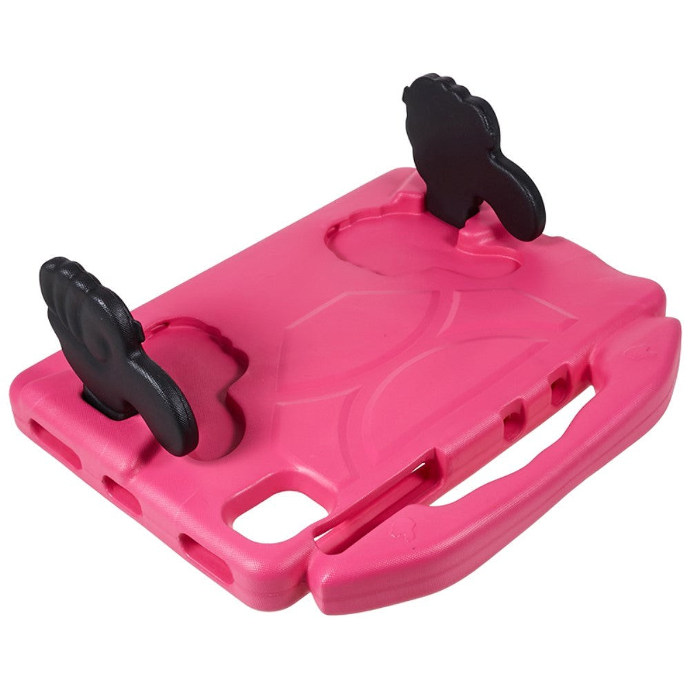 Samsung Galaxy Tab S9 / S8 / S7 / Xiaomi Pad 5 Barnetui - Tommelstøtte bakdeksel - Rosa