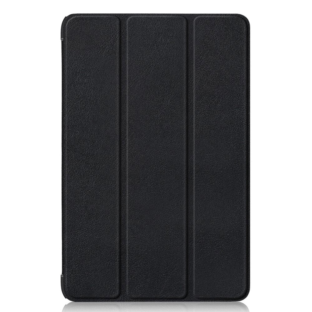 Samsung Galaxy Tab S9 Tri-Fold Leather Flip Cover m. Stativfunksjon - Sort