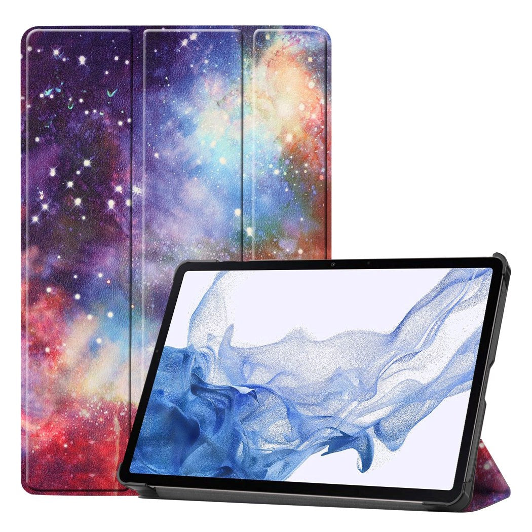 Samsung Galaxy Tab S9 Flip-deksel i kunstskinn - Galaxy