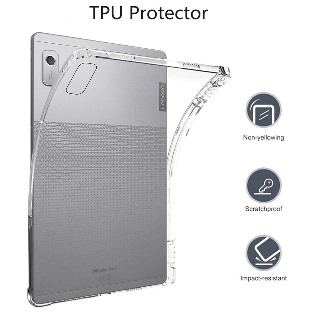 Lenovo Tab M9 fleksibelt plastdeksel - gjennomsiktig