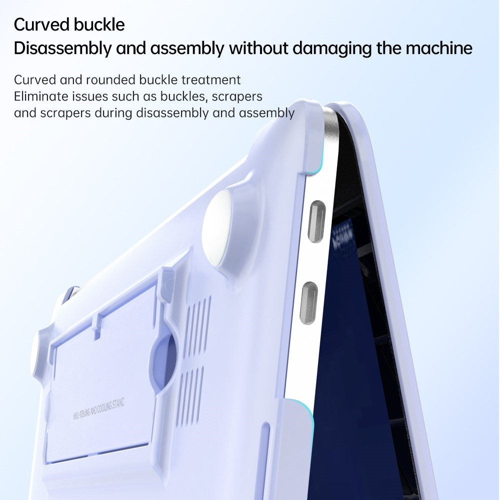 MacBook Air 13 (2013-2017) / (2010-2012) MacBook Cover med Kickstand - Hvid